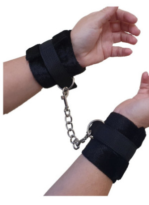 Menottes ajustable noires - 252420061